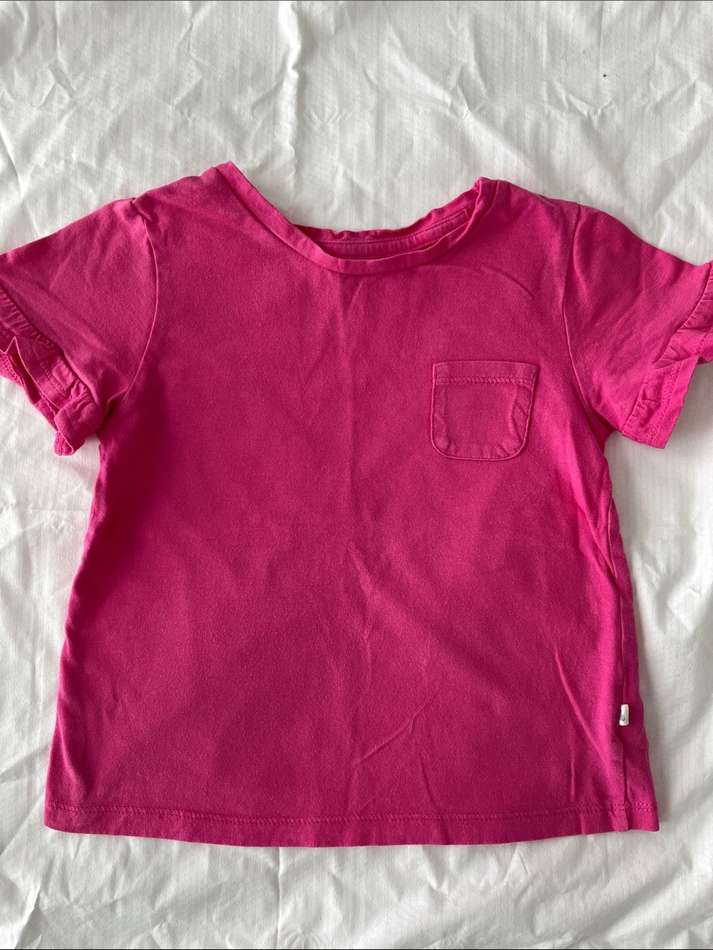Gap Girls' Pink Pocket Tee Shirt